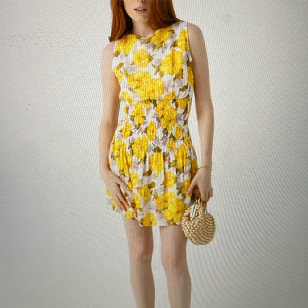 Floral Printed Mini Dress